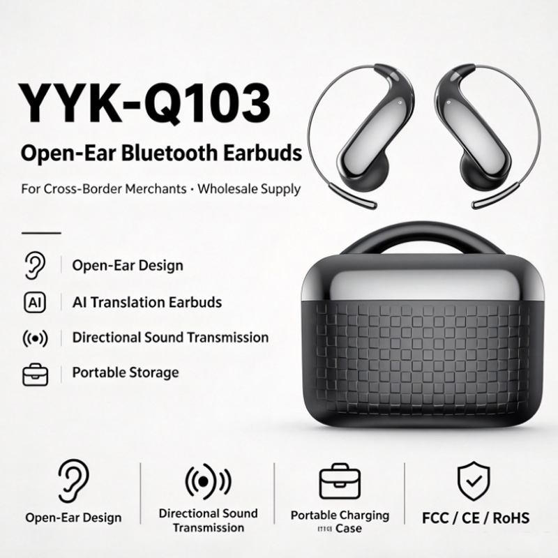 Bone Conduction Running Headphones - หูฟังบลูทูธไร้สายแบบครอบหู ระบบนำเสียงผ่านกระดูก สำหรับกีฬาและวิ่ง รุ่นใหม่ปี 2026 หูฟังแบบมินิ