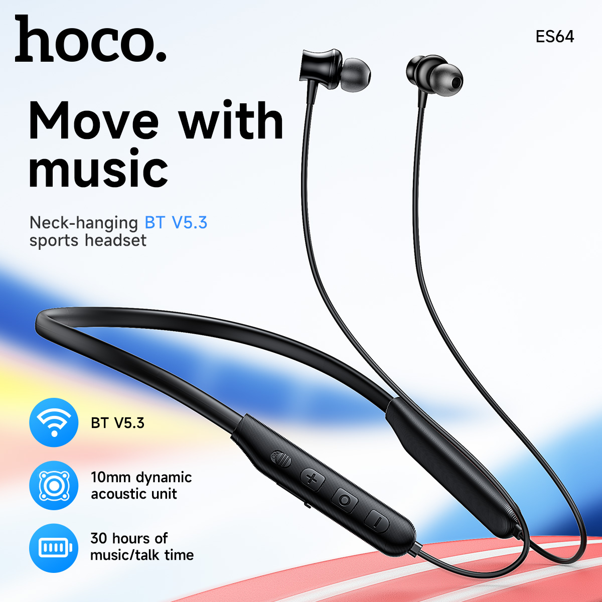 หูฟังบลูทูธไร้สายแบบคล้องคอ HO - Magnetic Neckband Sports Earphones บทวิจารณ์และราคา
