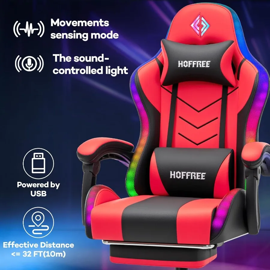 เก้าอี้เกมมิ่ง RGB พร้อมลำโพงแ - Speakers บทวิจารณ์และราคา