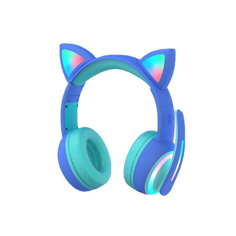 หูฟังบลูทูธดีไซน์รูปหูแมว พร้อ - Cat Ear Bluetooth Headset Led บทวิจารณ์และราคา